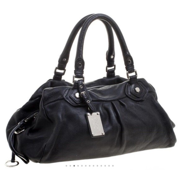 Marc By Marc Jacobs Handbags - Rare Marc by Marc Jacobs $498 Black Classic Leather Satchel Purse
